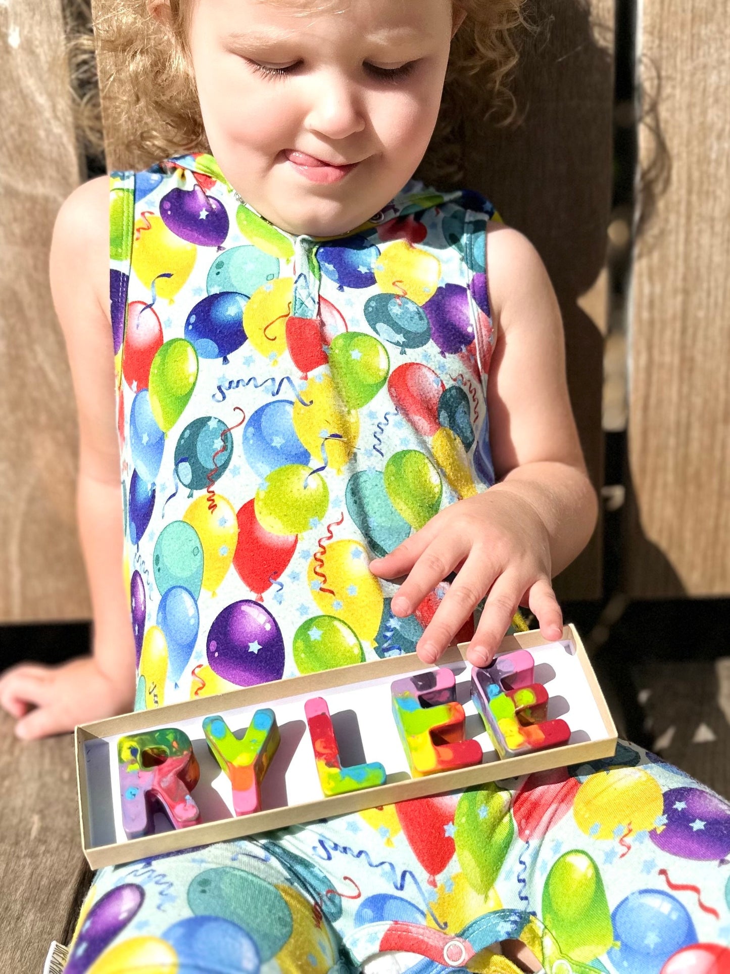 Personalized Crayon Names, Handmade