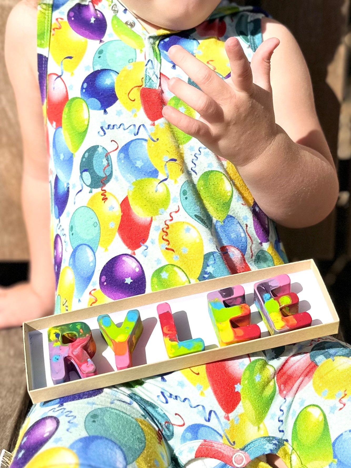 Personalized Crayon Names, Handmade