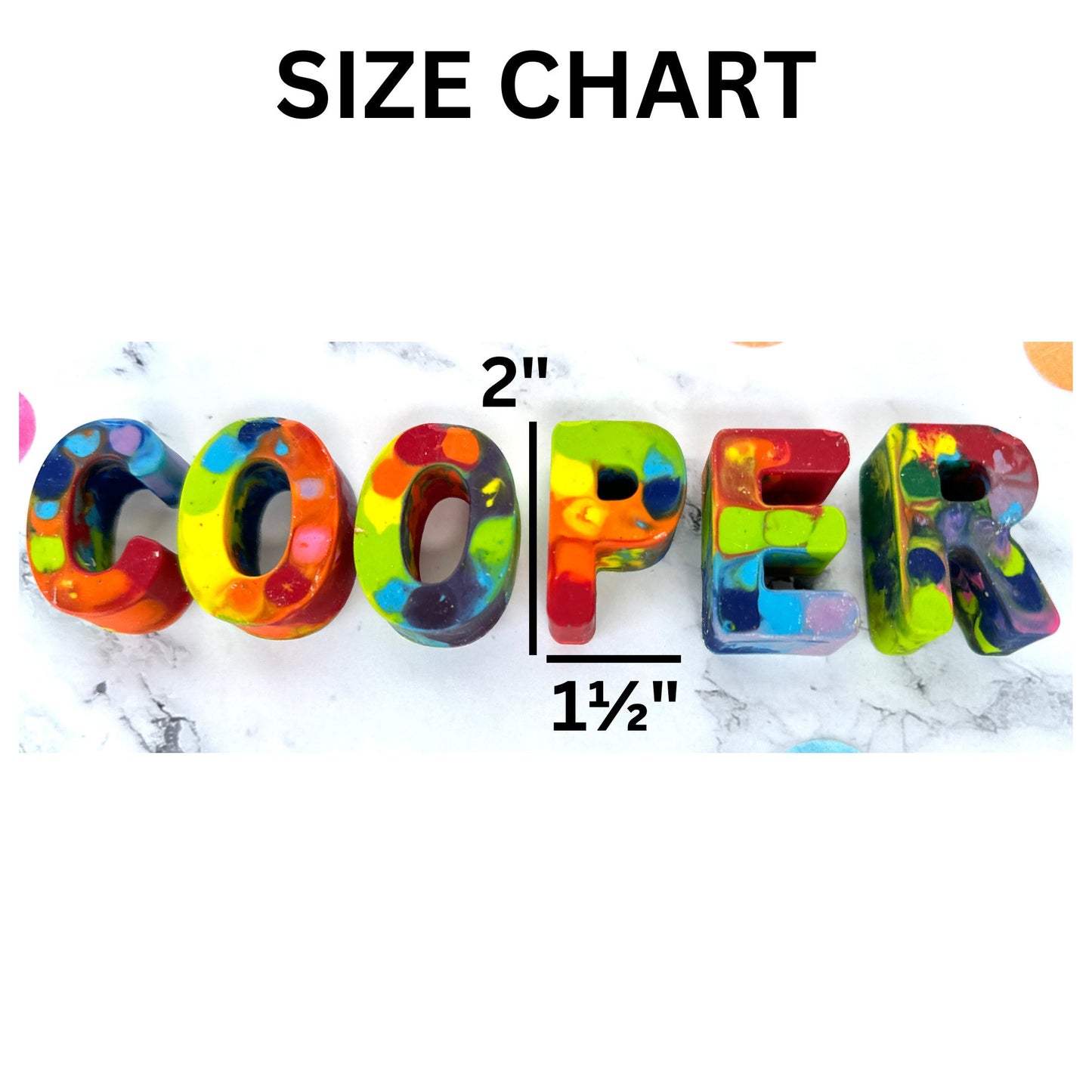 Personalized Crayon Names, Handmade
