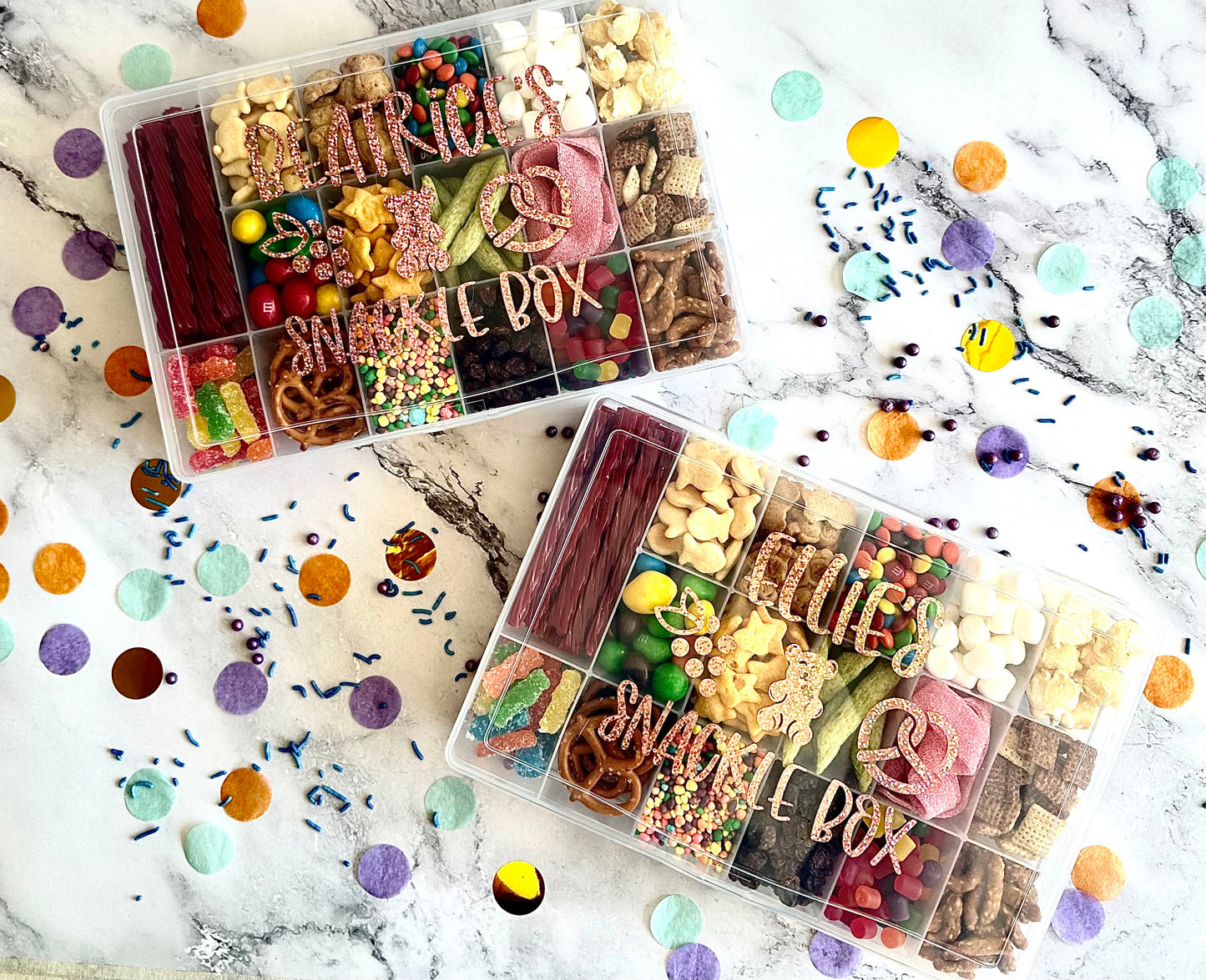 Personalized Snack Box, Handmade