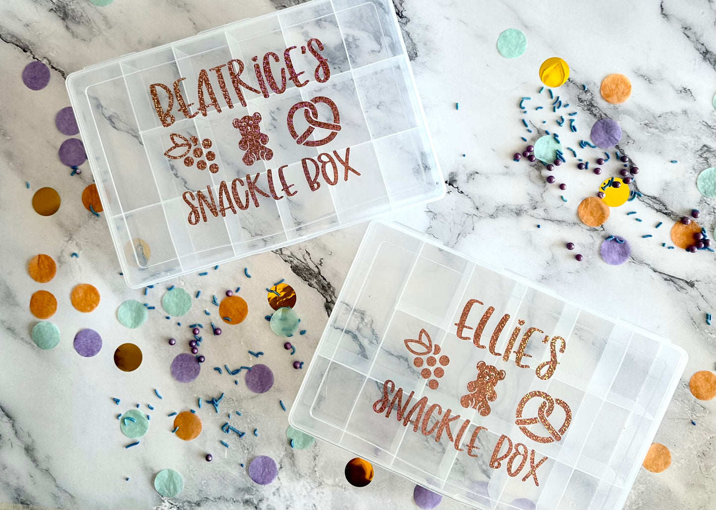 Personalized Snack Box, Handmade
