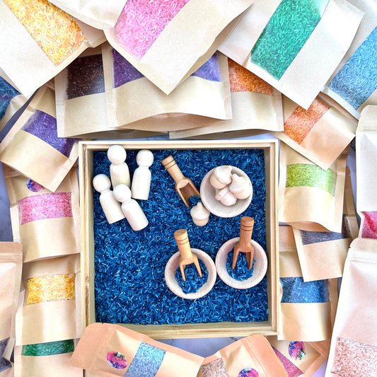 sensory rice bin filler