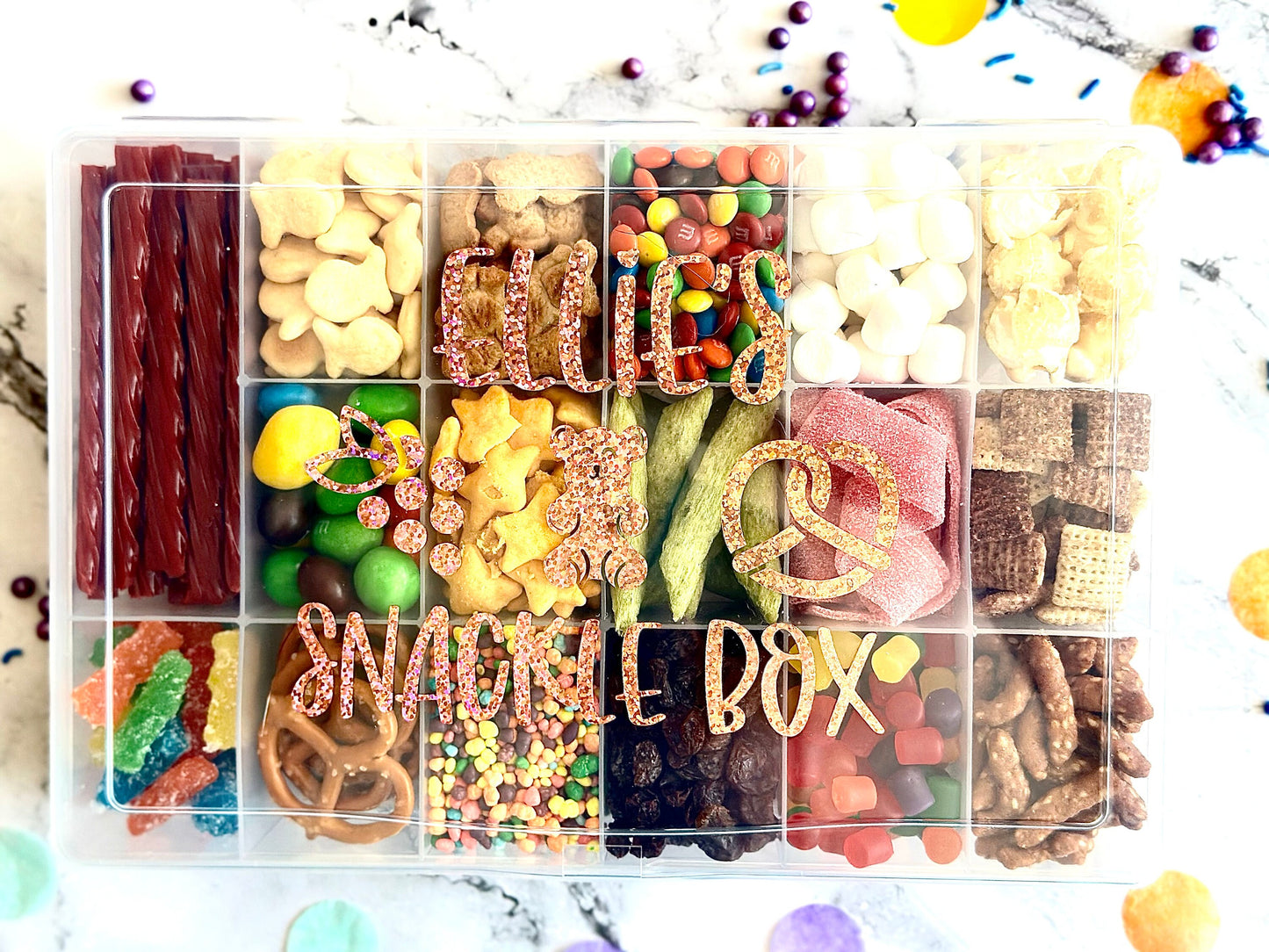 Personalized Snack Box, Handmade